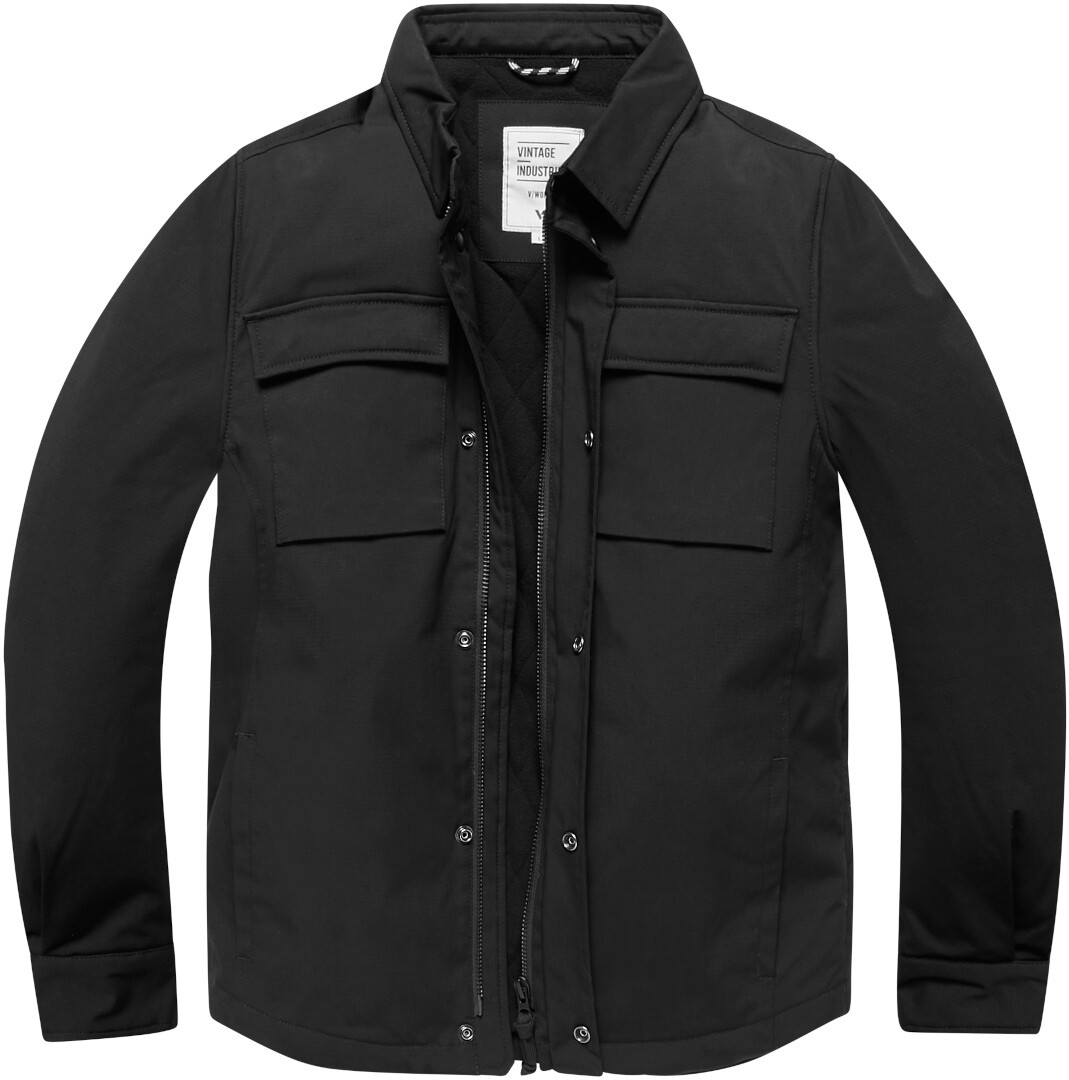 

Куртка Vintage Industries Wyatt, черная, Черный, Куртка Vintage Industries Wyatt, черная