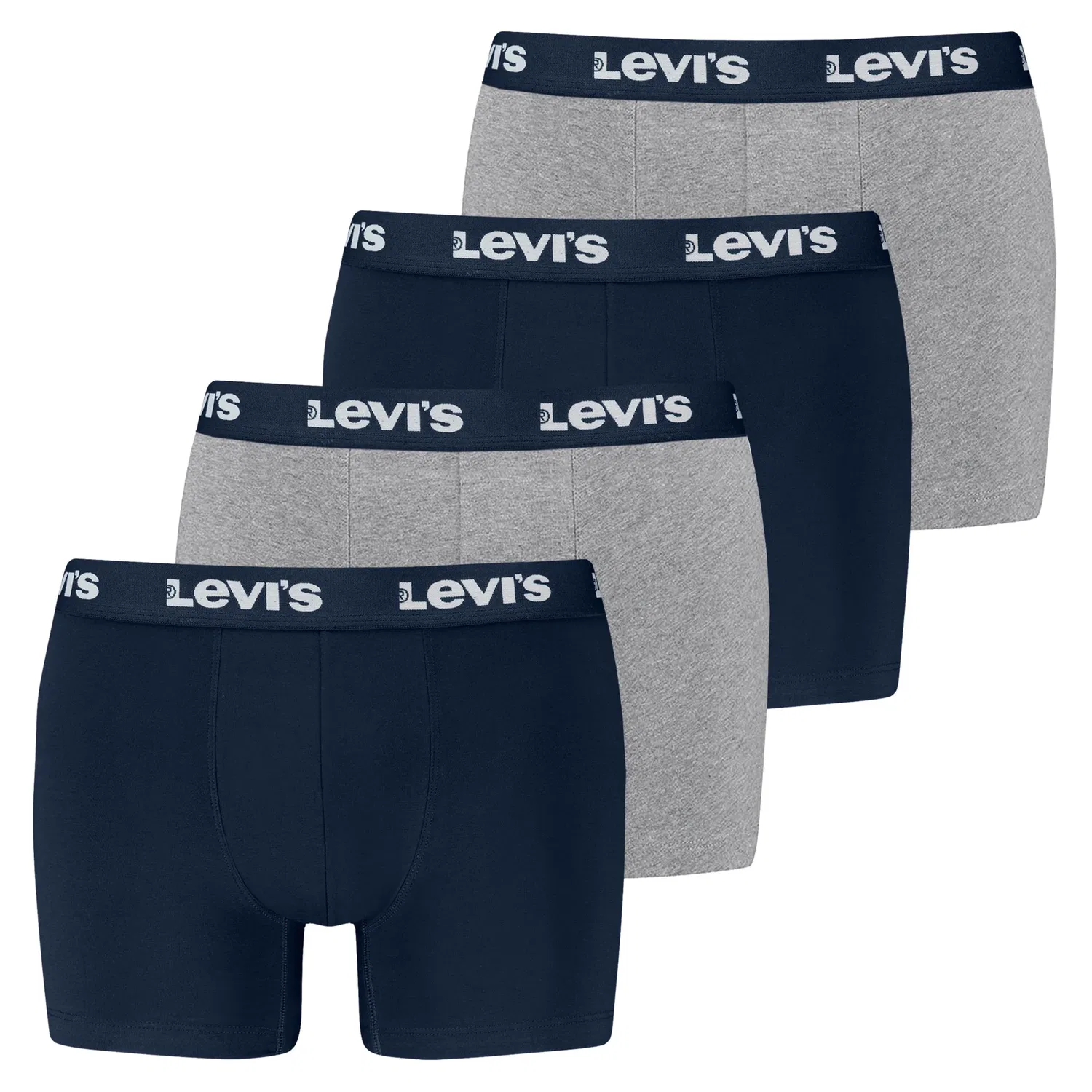 Боксеры-брифы с логотипом комплект 4 шт. Levis, многоцветный