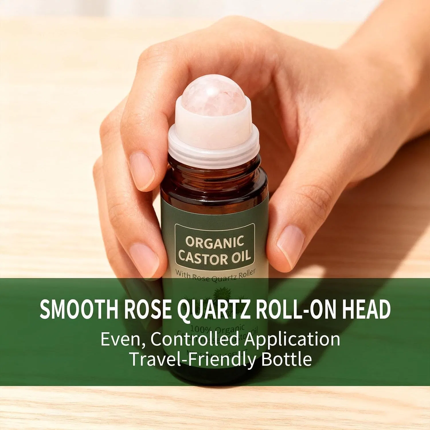 Масло для лица, волос и бровей с роликом, увлажняющее, 50 мл, Armeegrün Generisch — фото 4