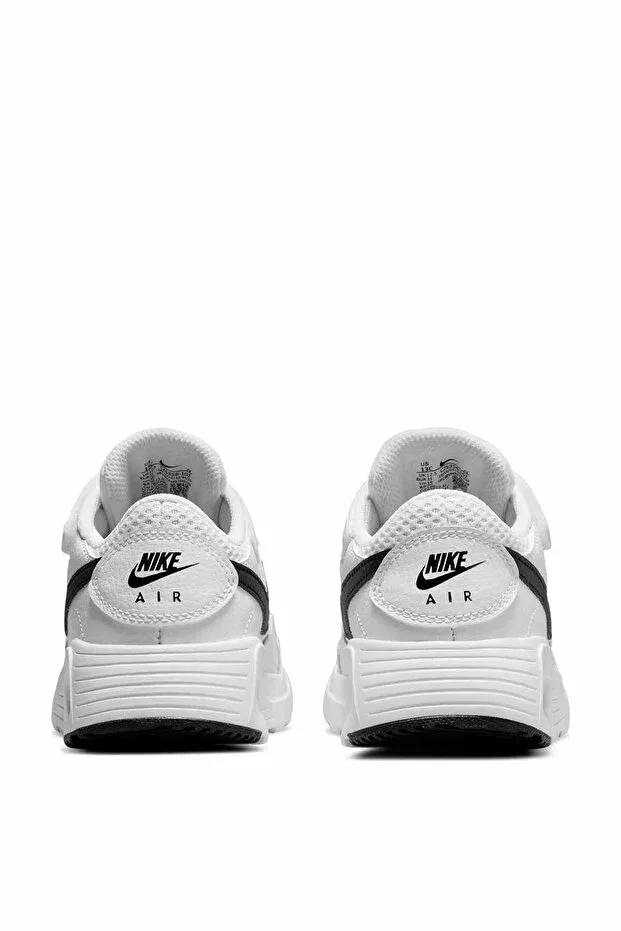 Детские кроссовки для девочек текстильные Air max sc (psv) Nike, White — фото 4