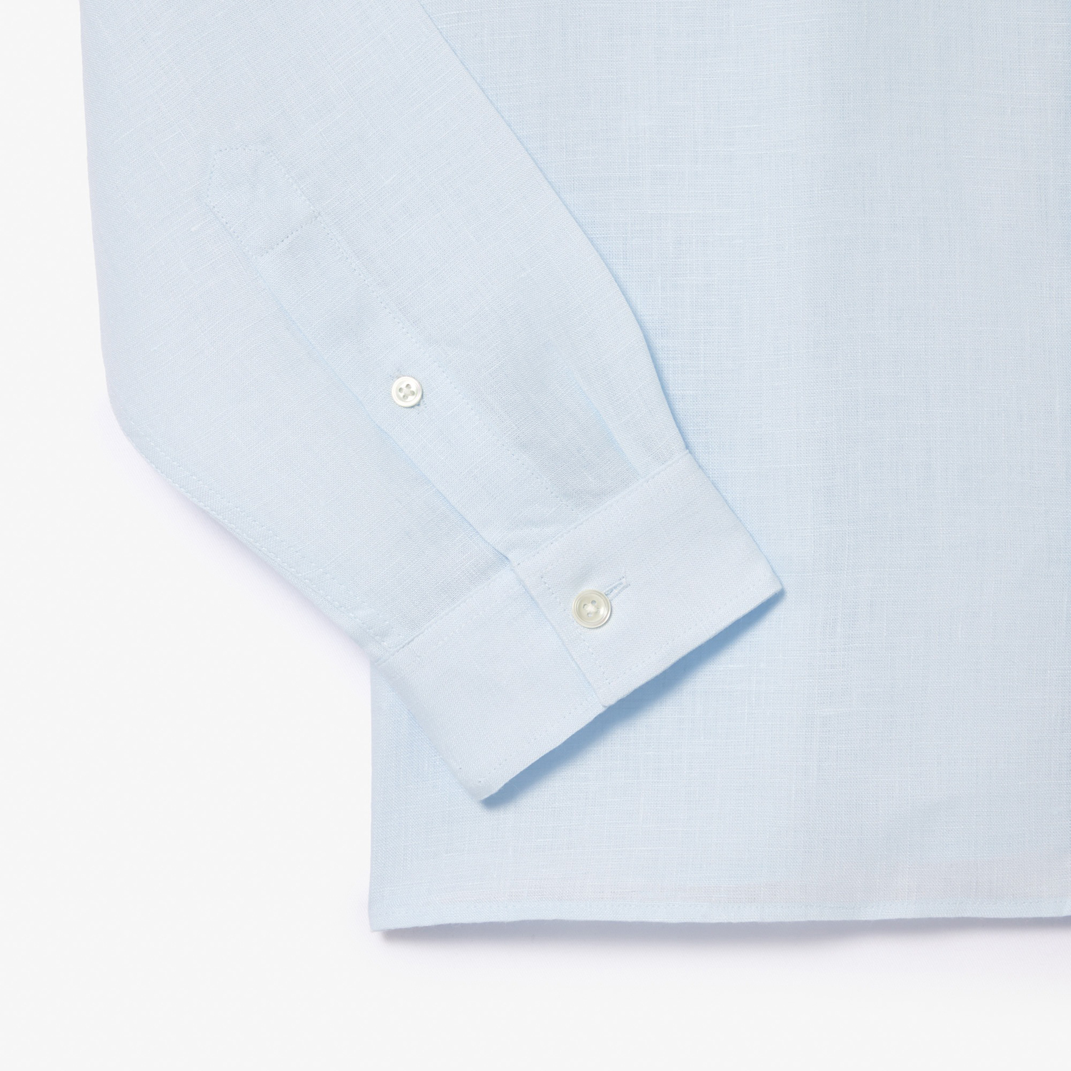 Рубашка Lacoste Regular Fit Linen, светло-голубой — фото 3