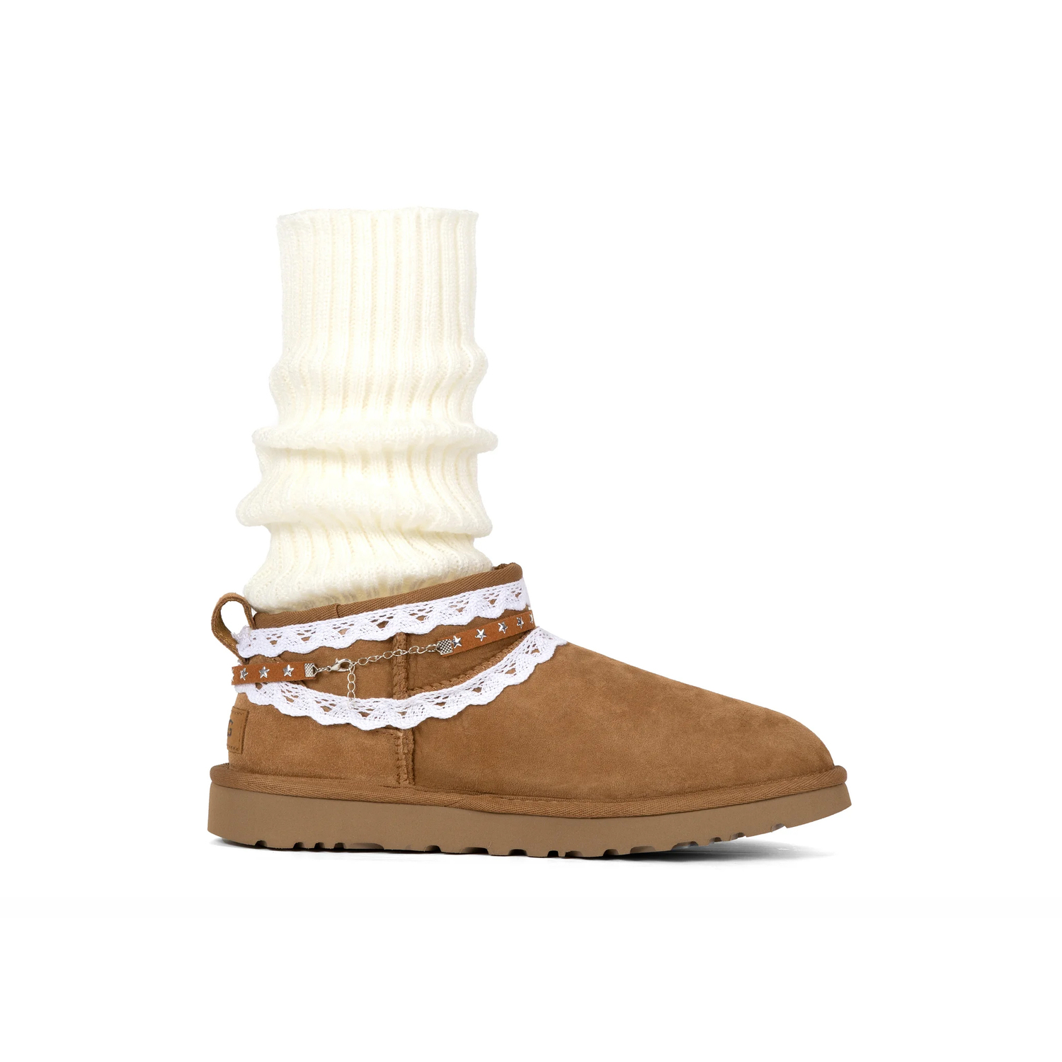 Сапоги женские UGG Classic с вытянутым носком, коричневый — фото 2