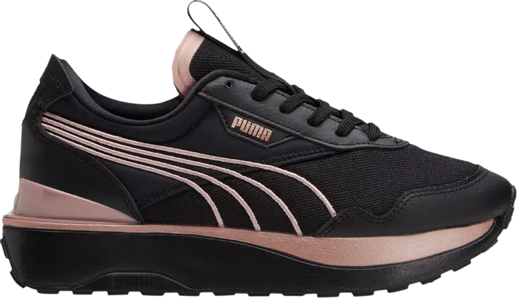 

Кроссовки Puma Wmns Cruise Rider Metal Black Rose Gold, черный