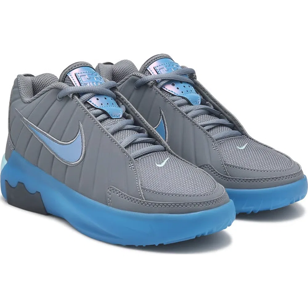 Детские баскетбольные кроссовки Lebron Witness VII Nike, Grey/Blue