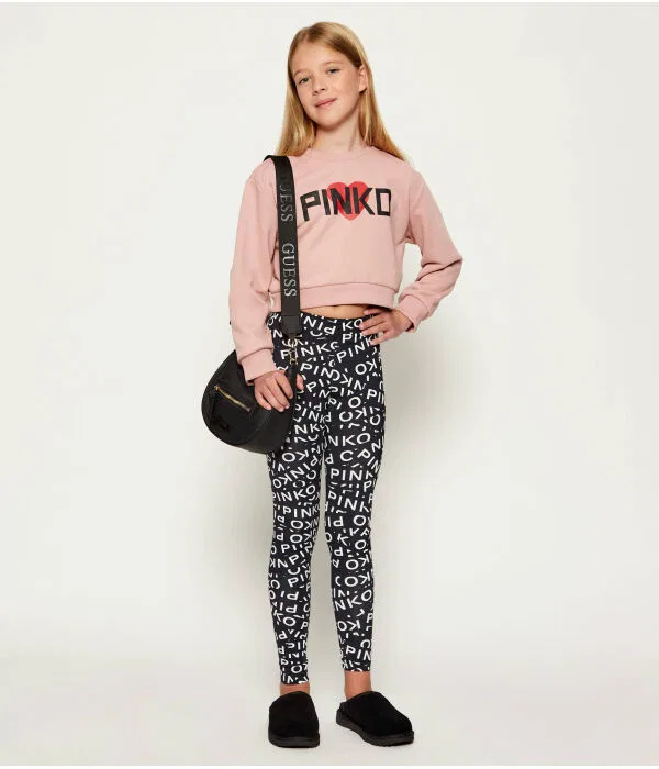 Детское худи для девочек Cropped Fit Pinko Up, Rosa — фото 2