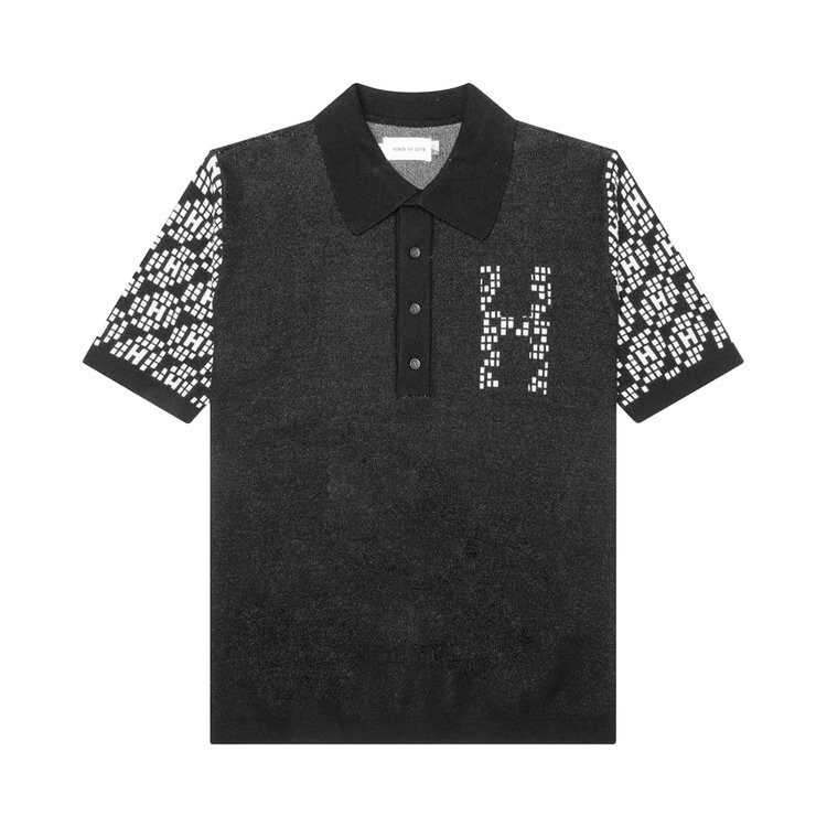 

Поло Honor The Gift H Pattern Polo, черный