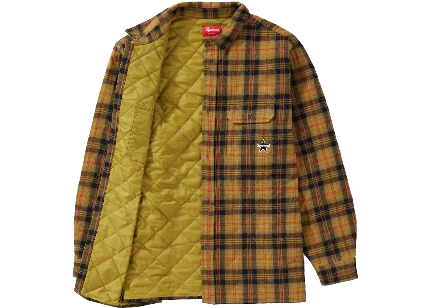 Мужская рубашка с принтом Supreme Shirt, Olive — фото 2