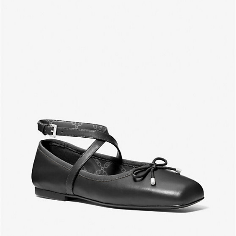 

Балетки Michael Kors Collette Leather, черный