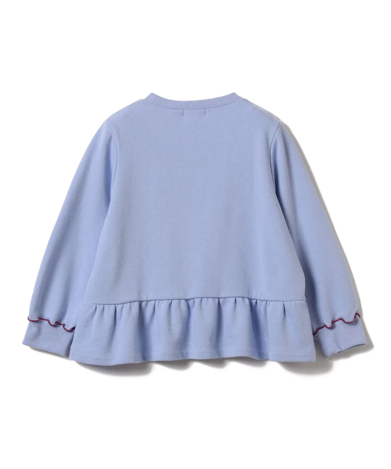 Детский свитшот с воланами и принтом BEAMS mini, Light Blue — фото 4