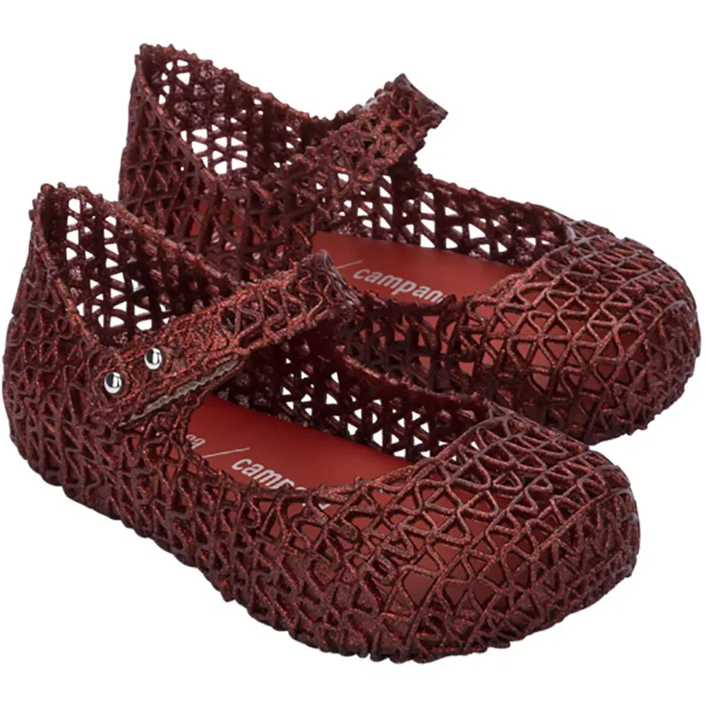 Балетки Melissa Mini Campana Papel Melissa, красный — фото 3