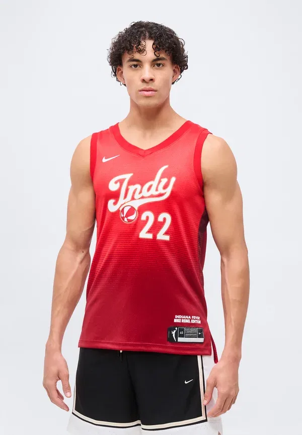 Футболка Indiana Fever 26 Caitlin Clark Club Wear Nike Performance, университетский красный