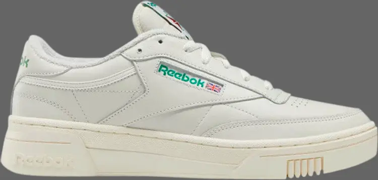 

Кроссовки club c stacked 'classic white' Reebok, белый