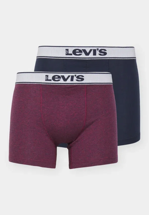 Мужские винтажные трусы-боксеры, комплект из 2 штук Levi'S, красный — фото 4
