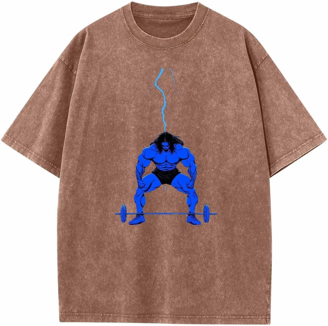 Мужская футболка оверсайз с 3D-принтом Oversized T-Shirts, Coffee
