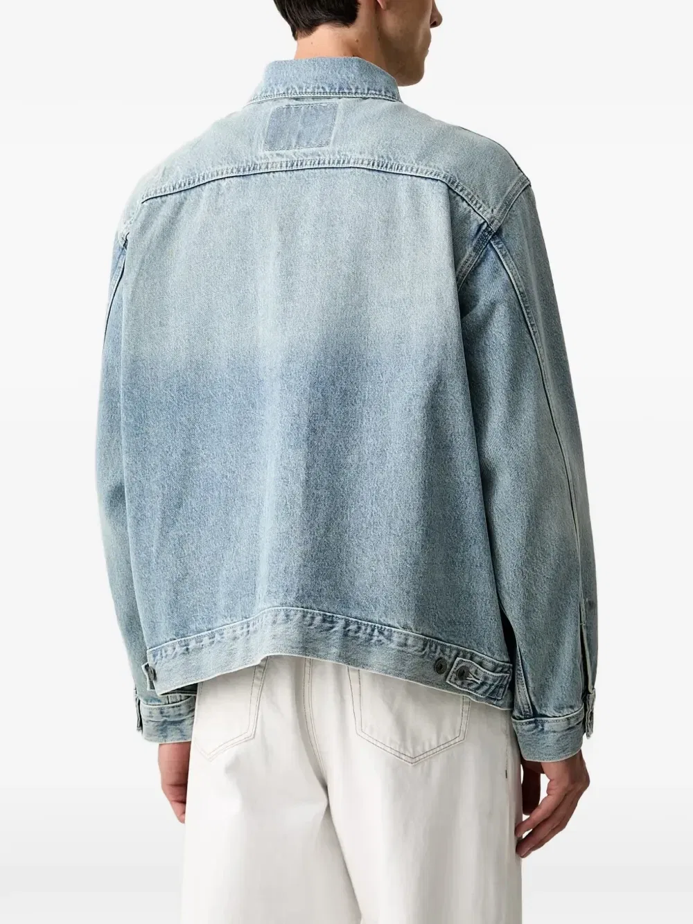 Джинсовая куртка Levi's Sunrise с эффектом поношенности, синий — фото 3