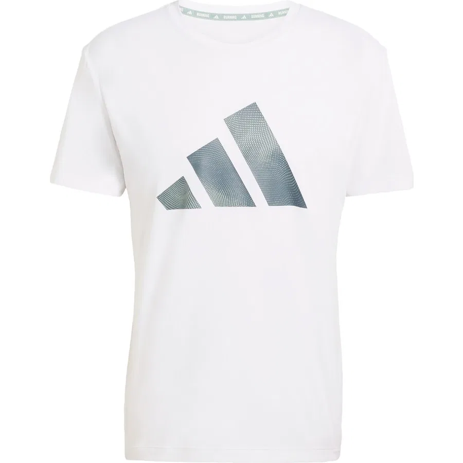 Футболка спортивная с длинным рукавом Performance Brand Love adidas, Серый — фото 3