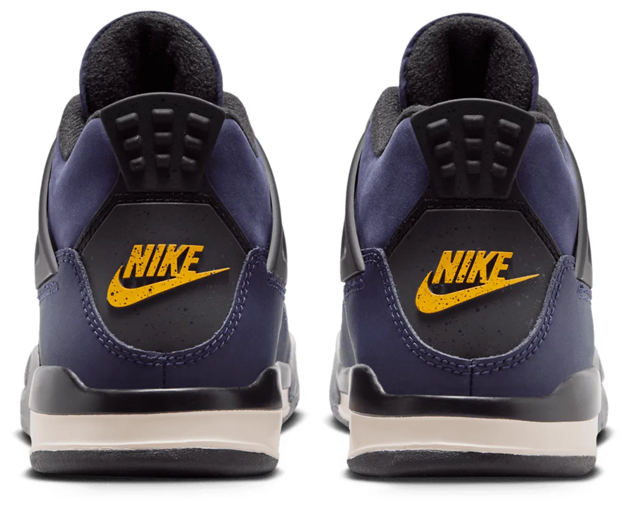 Детские кроссовки для мальчиков Retro 4 Jordan, фиолетовый/черный — фото 3