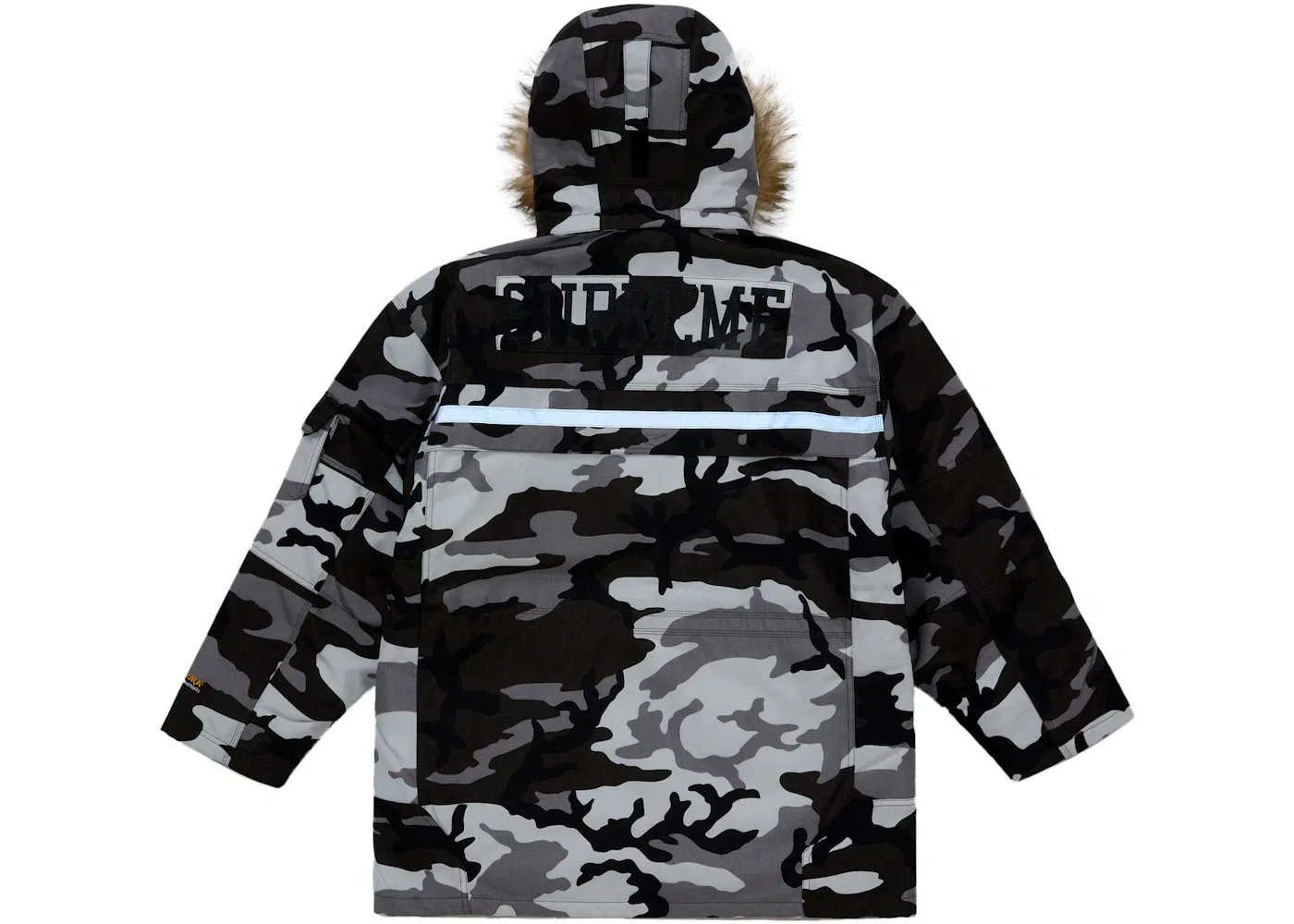 Мужское пальто Cordura Snorkel Coat Supreme, Snow Camo — фото 3