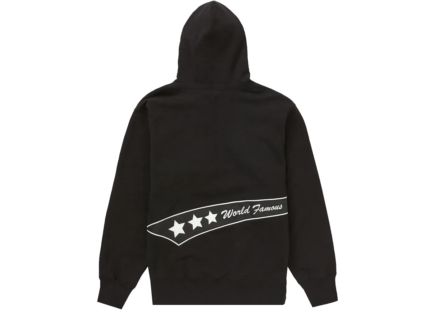Мужской худи с капюшоном Supreme Tail Hooded Sweatshirt, Black — фото 2