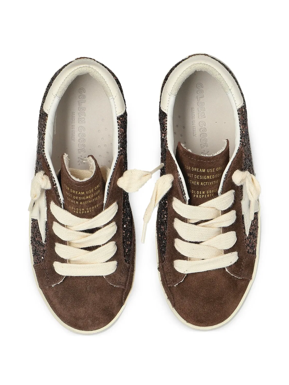 Кроссовки Super-Star коричневые Golden Goose, коричневый — фото 2