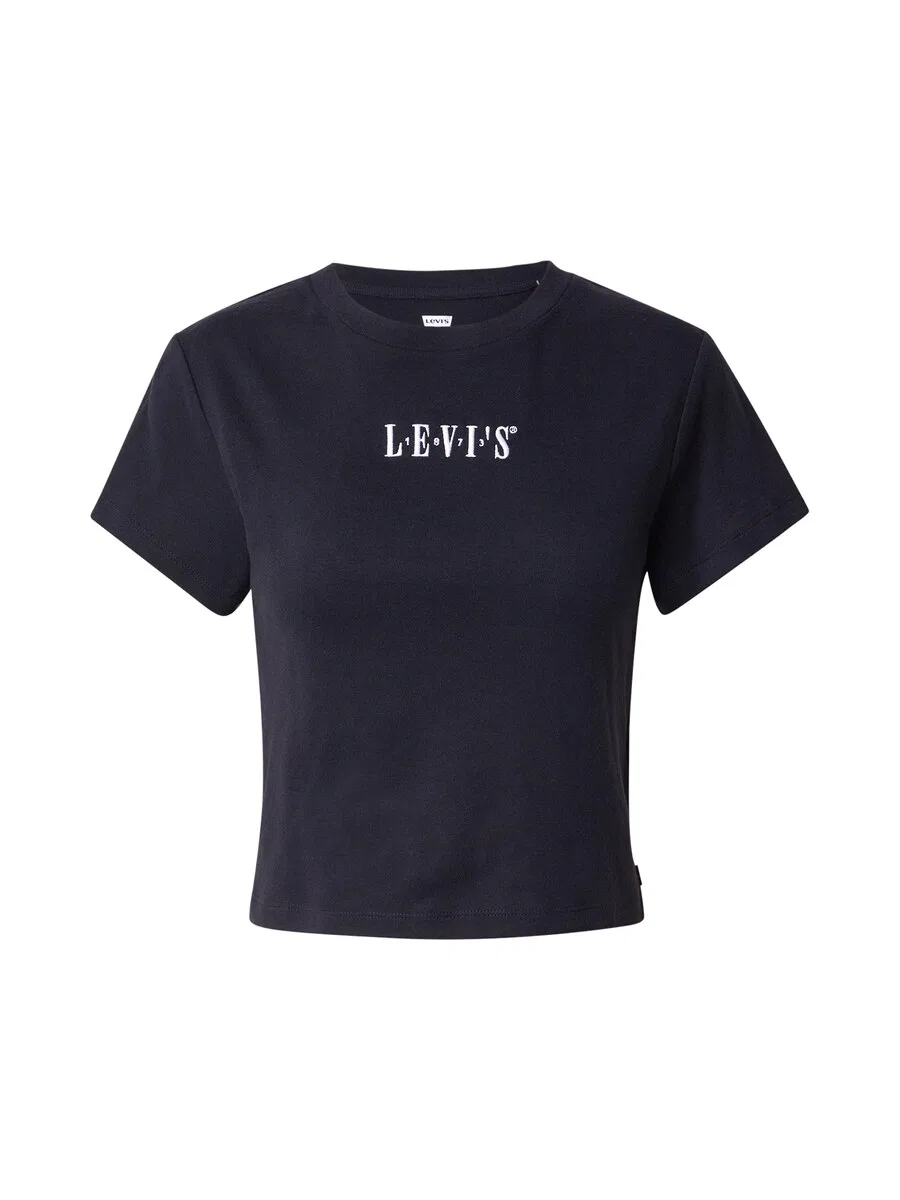 Футболка LEVI'S 'Graphic Essential Sporty Tee' черного цвета