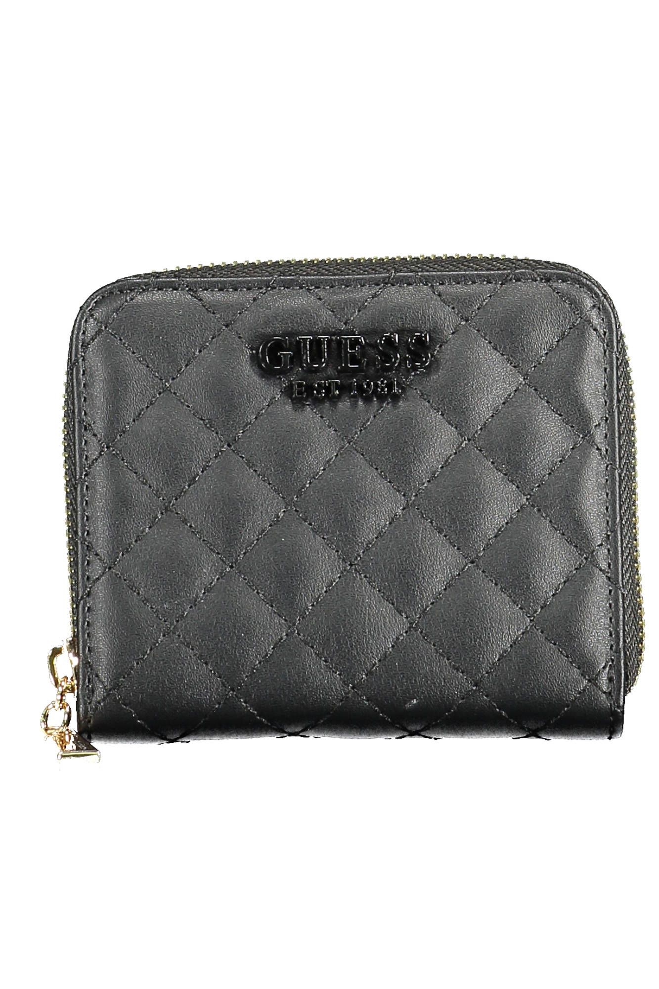 

Черный женский кошелек из полиуретана Guess Shoes