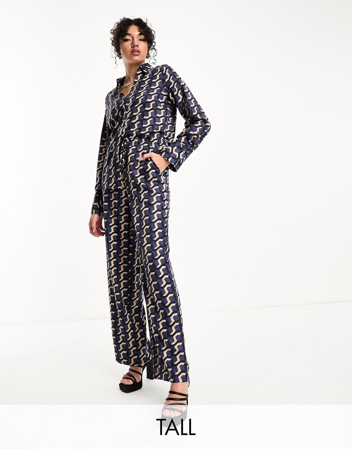 

Брюки Vero Moda Tall Satin, мультиколор