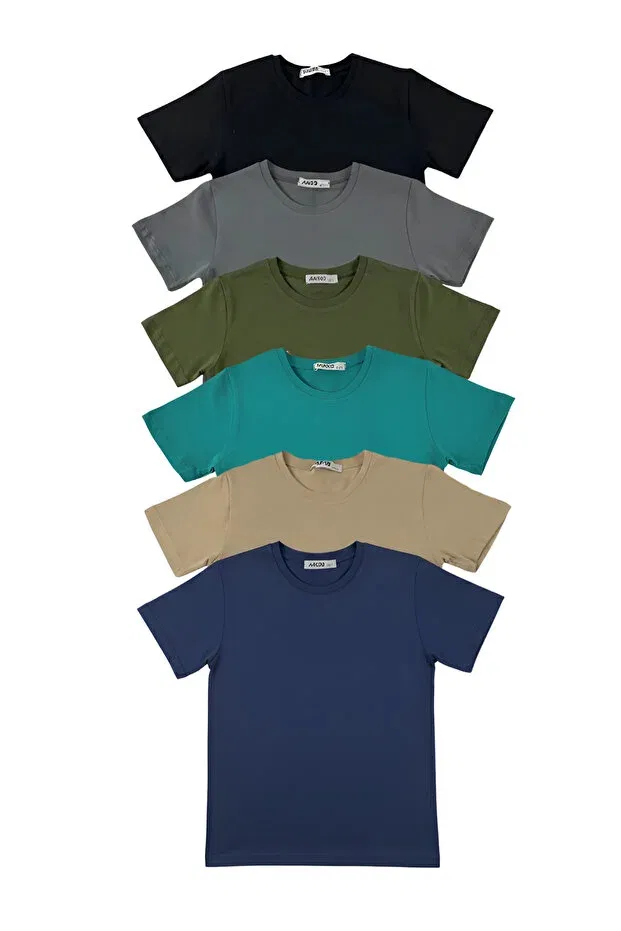 Детский комплект футболок для девочек Basics Mk Mukko Kids, Soft Colors