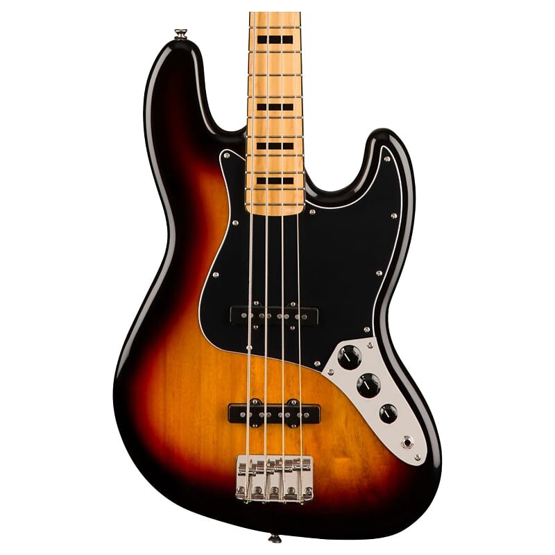 

Squier Classic Vibe '70s Jazz Bass Guitar, кленовый гриф, 3 цвета Sunburst