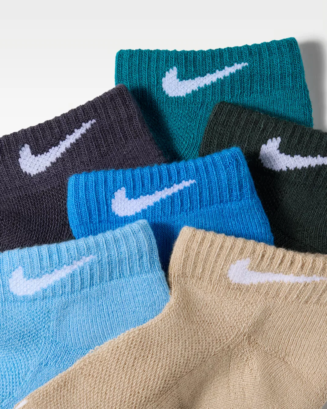 Детские повседневные носки Dri-FIT Elevated (6 пар) Nike, Bright Spruce — фото 2