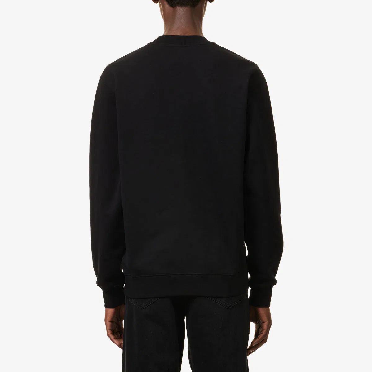 Толстовка Le gros Grain из хлопкового джерси Jacquemus, черный — фото 4