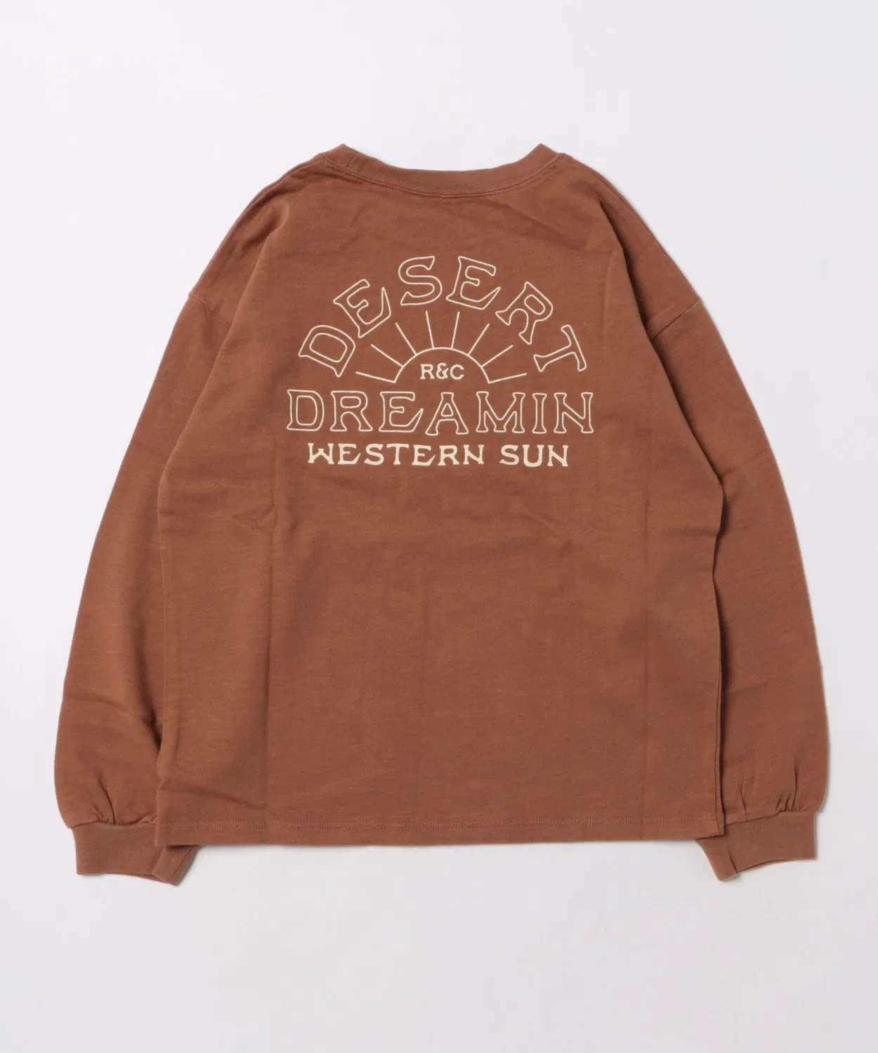 Детский лонгслив с длинным рукавомRylee+Cru Desert Dreamin B.I.D., Brown — фото 2