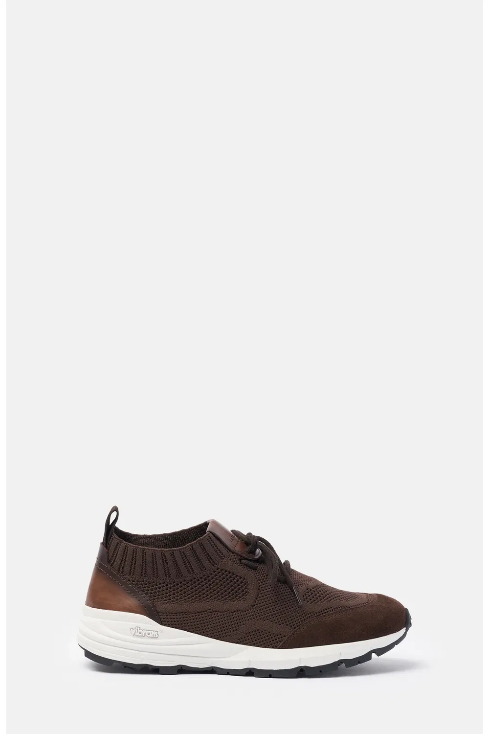Детские кеды на беговой подошве Robbie Scarosso, Brown - Knit