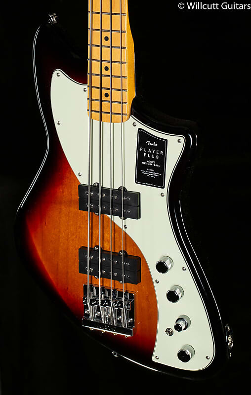 

Fender Player Plus Active Meteora Bass Maple Fingerboard 3-Color Sunburst Bass Guitar - MX21563102-9.35 lbs