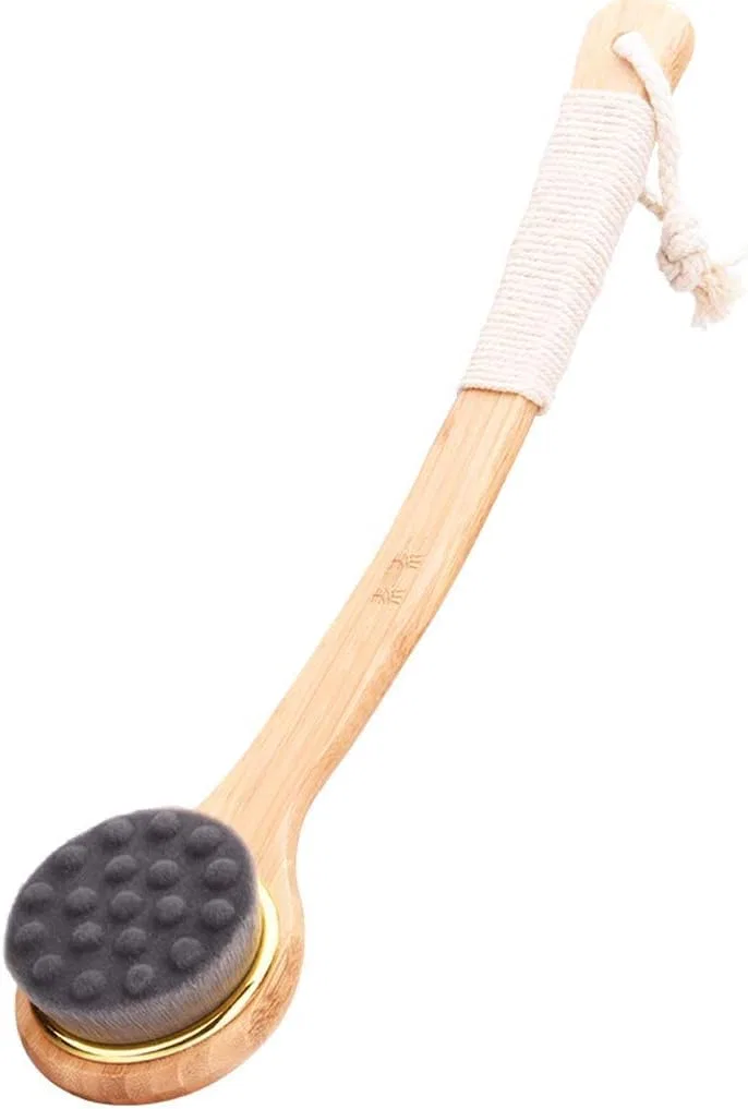 Щетка для тела Bath Brush, дерево+люфа+щетина кабана, 38x7.5 см Wyrkyp — фото 2