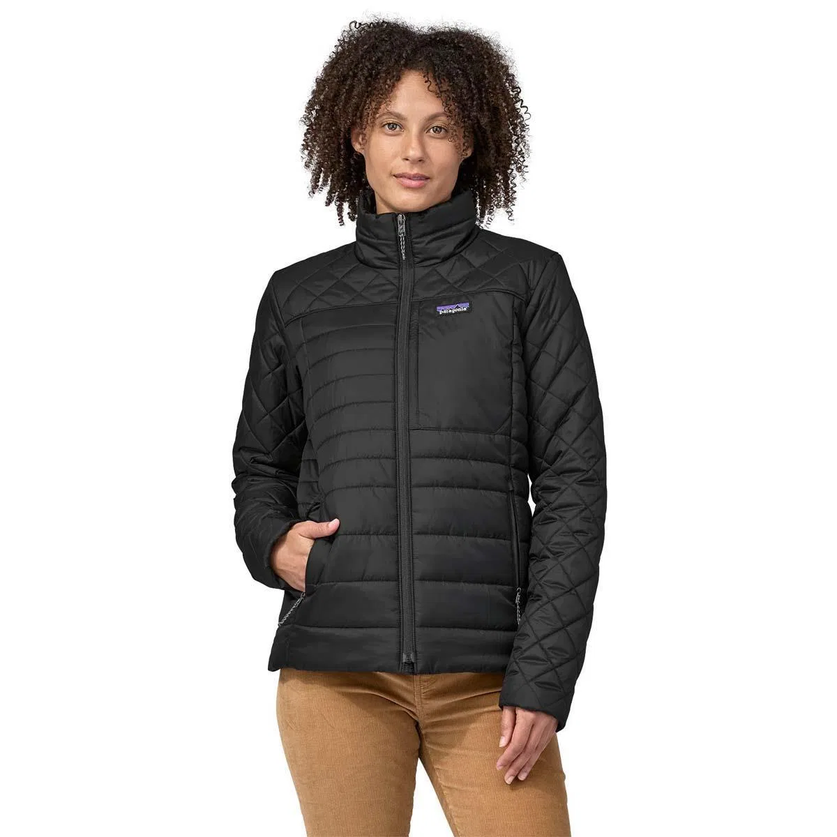 Утепленная куртка с принтом Radalie Patagonia, Black