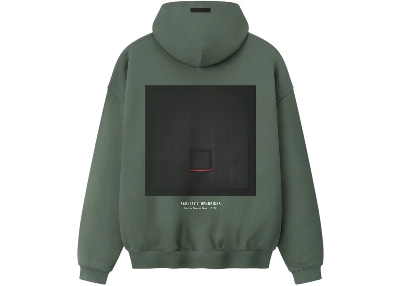 Унисекс худи Fear of God Essentials Celtics x Barkley Hendricks 90s Hoodie, Balsam Green — фото 2