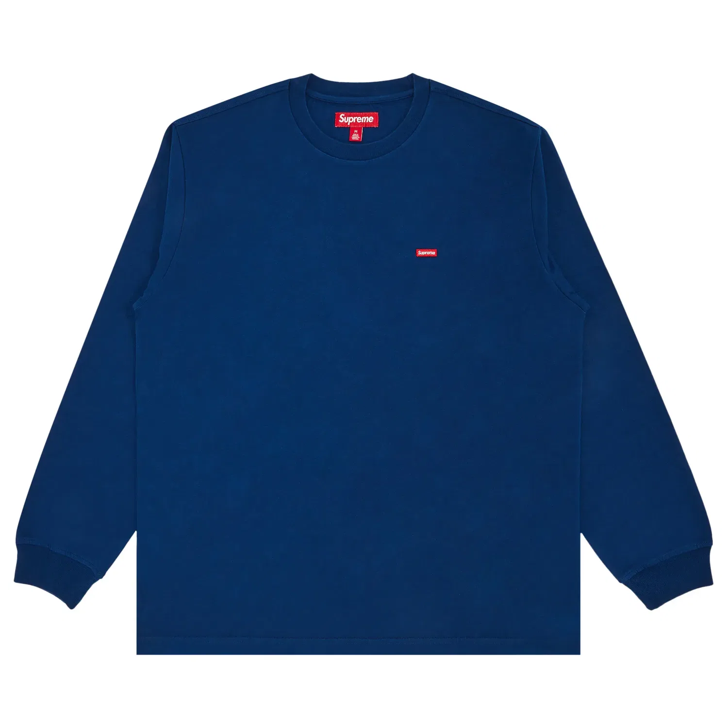 Лонгслив с принтом Supreme Small Box, Dark Royal