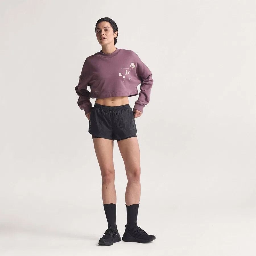 Женский свитшот для бега Adi365 Hk Running Crew adidas, Фиолетовый