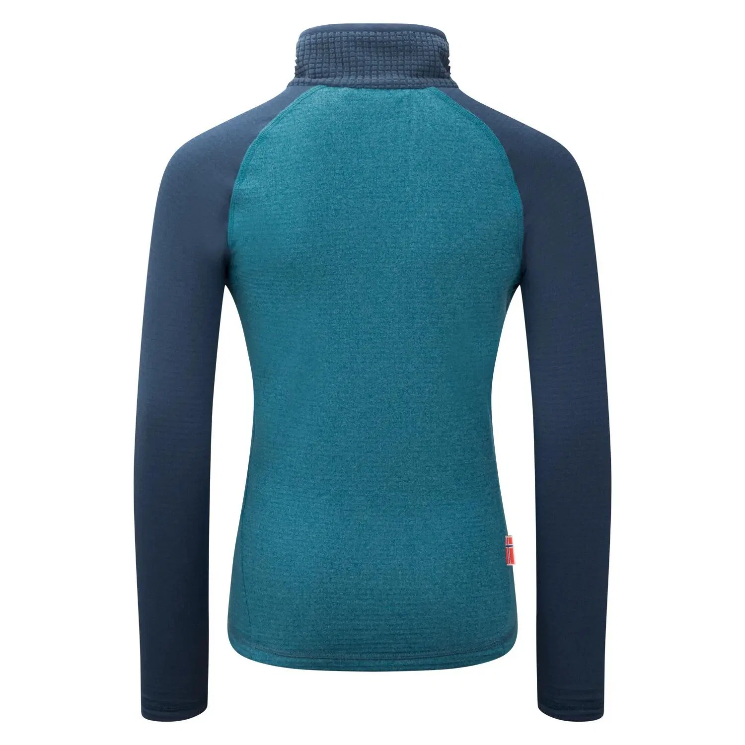 Детское термобелье с полузамком Rauland Half Zip Trollkids, Navyblau Kosmosblau — фото 2