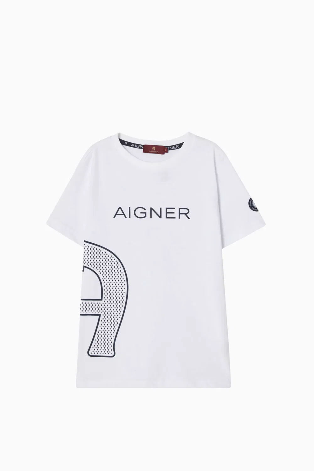 Футболка оверсайз с логотипом AIGNER, белый