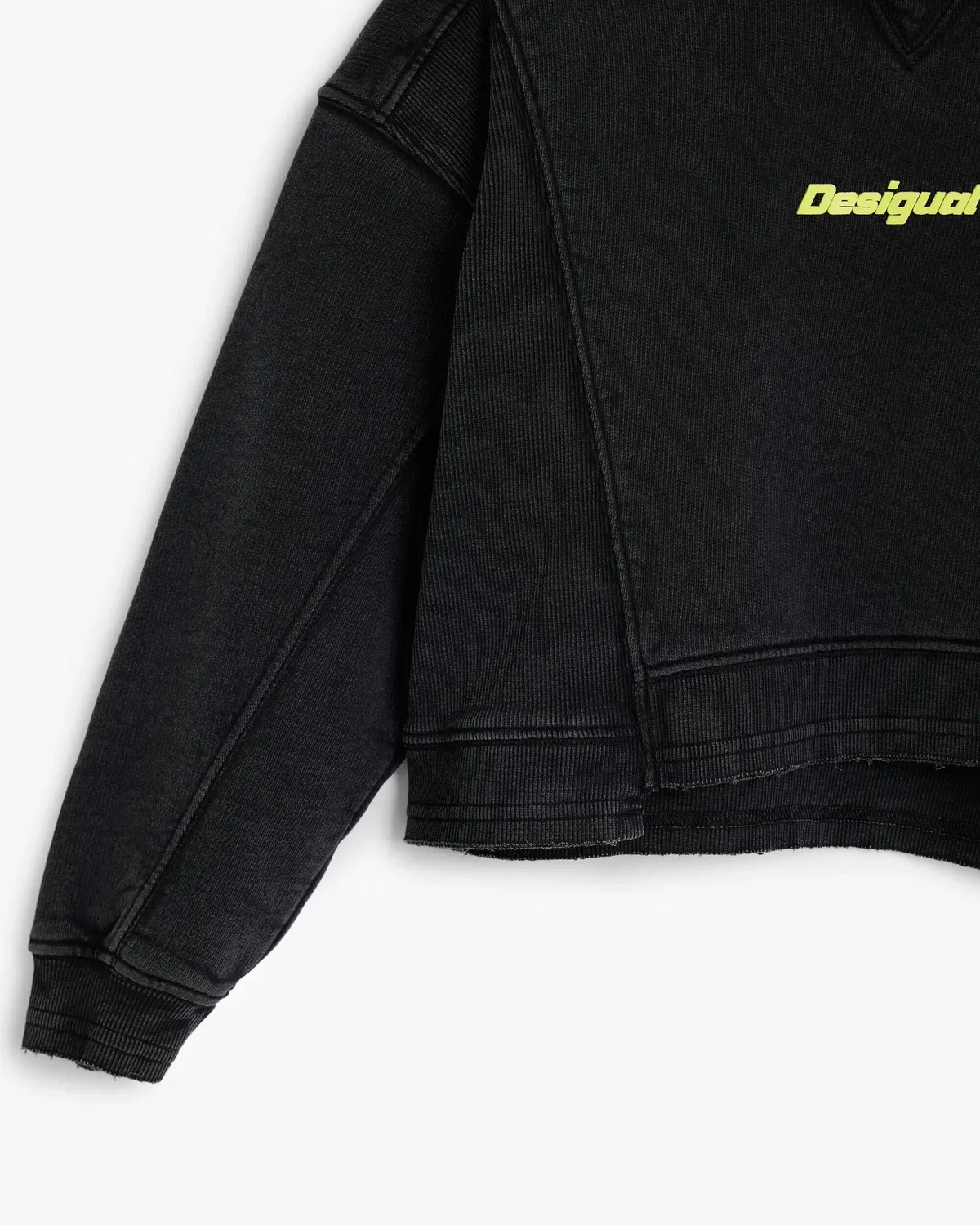Детское худи для девочек с логотипом Desigual, Negro — фото 4