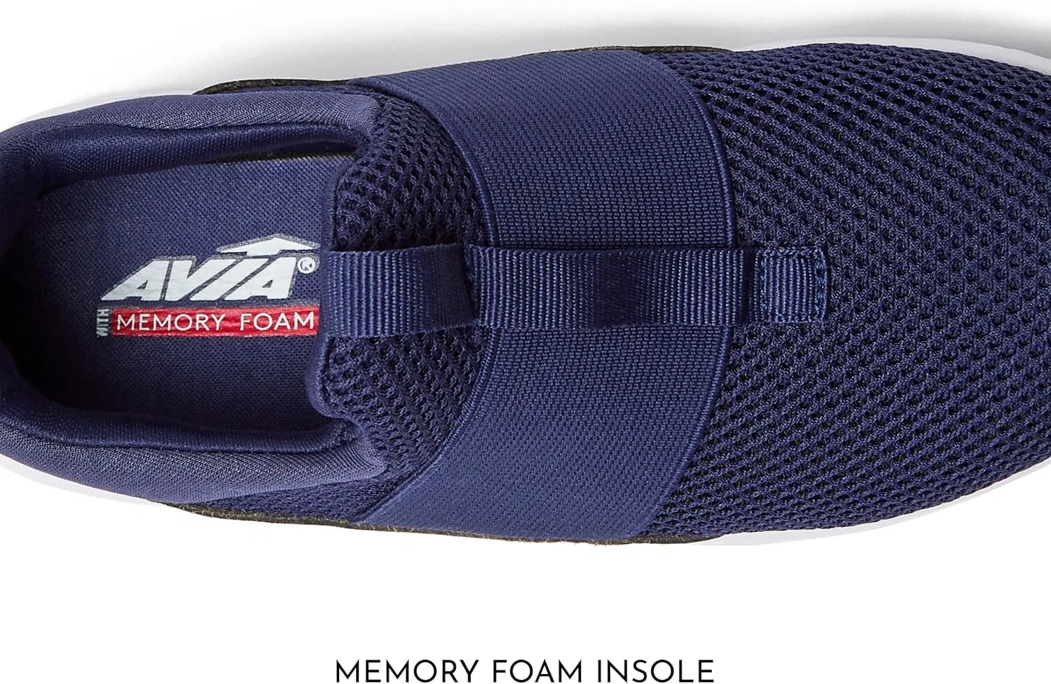 Детские кроссовки без шнурков с легким верхом Avia Avi-Play Slip On, Dark Blue — фото 4