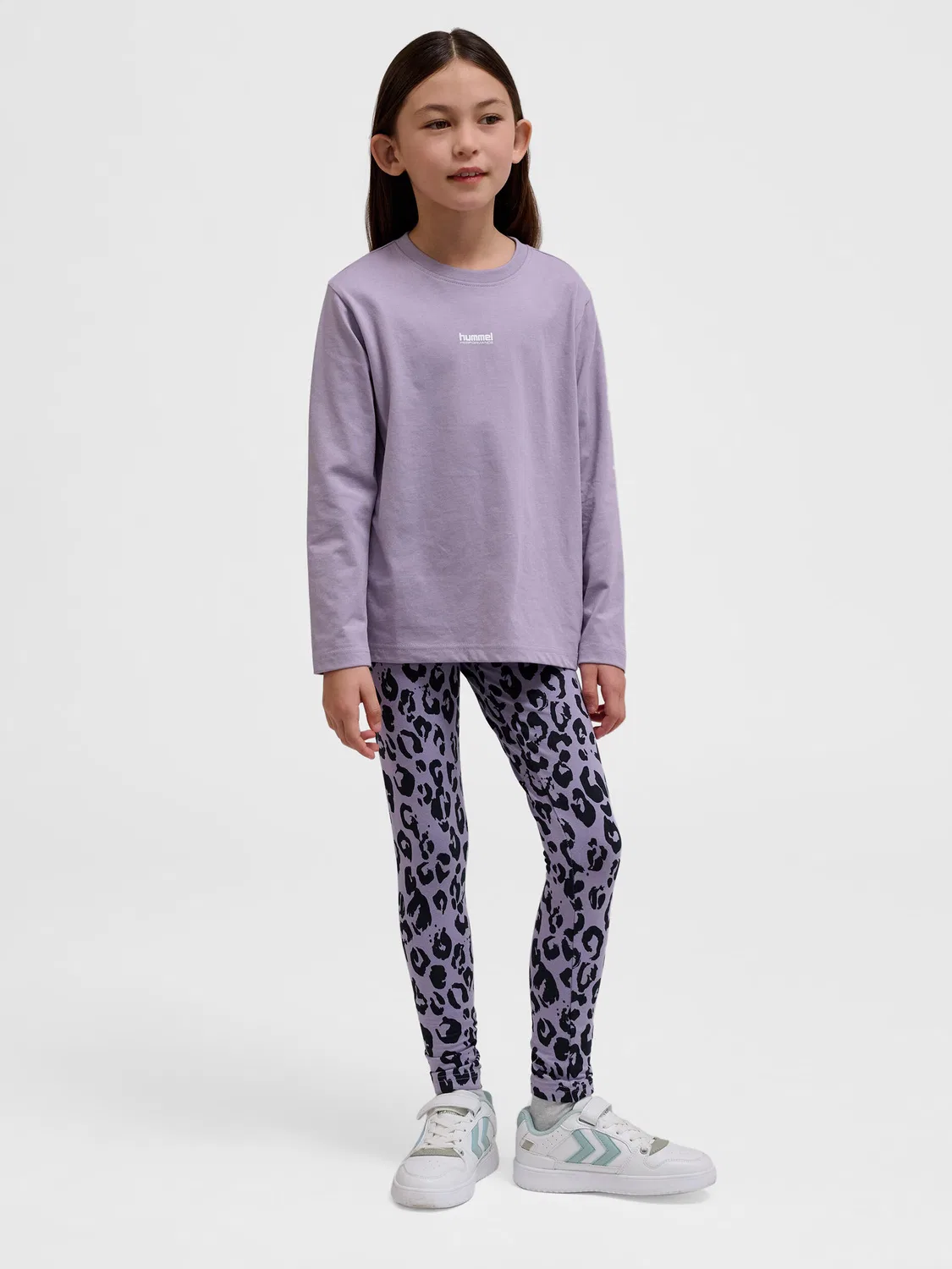 Детская футболка с длинным рукавом Hmljr Fast Hummel, Hellindigo — фото 3