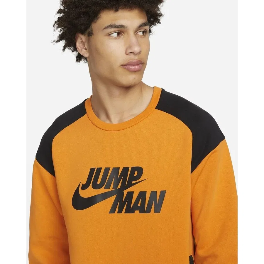 Свитшот Jordan Jumpman Crew Sweatshirt Nike, Оранжевый — фото 3