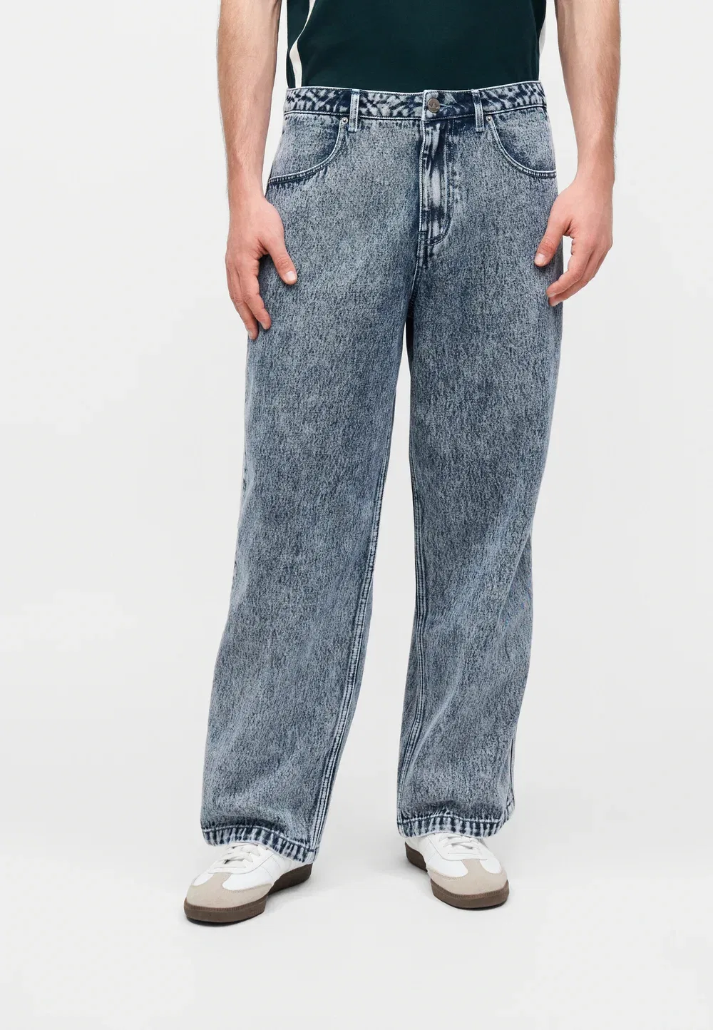 Джинсы унисекс прямого кроя Adidas Originals, Light Denim