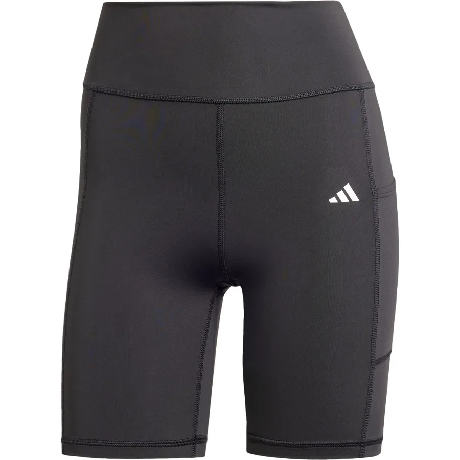 Леггинсы с высоким поясом Optime 7-Inch adidas, Черный