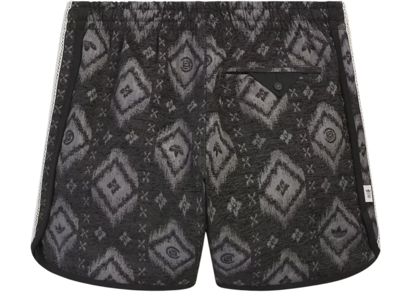 Мужские шорты с принтом CLOT Heritage Print Adidas, Carbon — фото 2