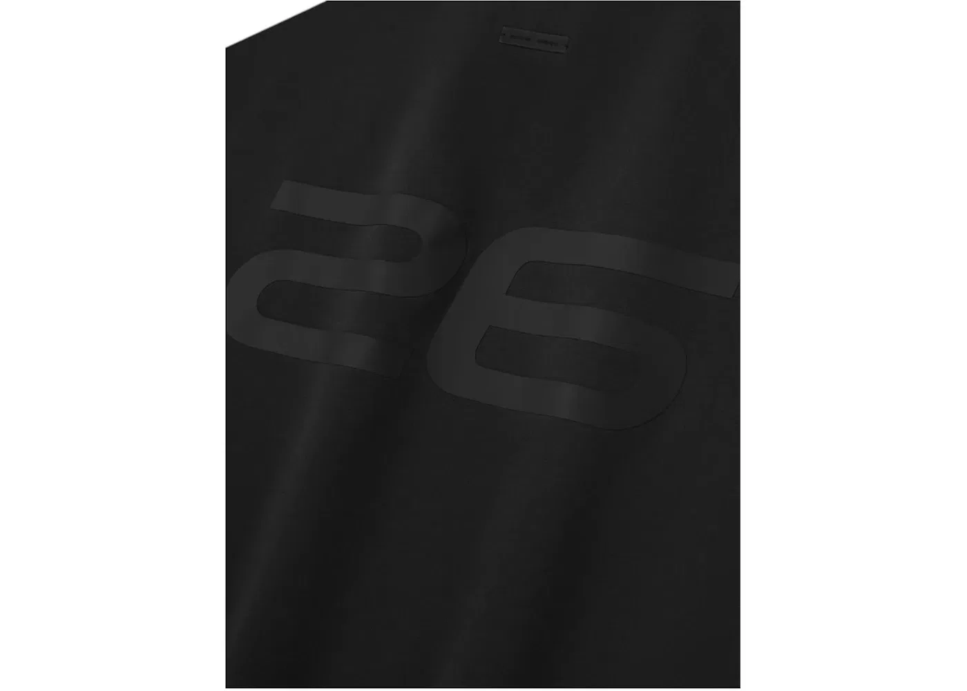 Мужская футболка с коротким рукавом Fear of God Essentials Satin Fleece 90's Muscle Tee, Vintage Black — фото 3