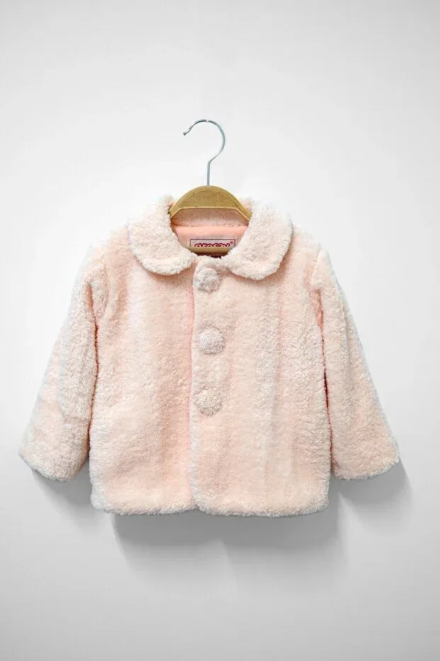 Детский кардиган на пуговицах Welsoft Buttoned Baby Cardigan Aressy, Pink — фото 4